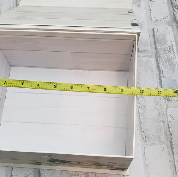 Floral "Gather Here With Grateful Hearts" Flip Top Storage Box - Picture 10 of 12